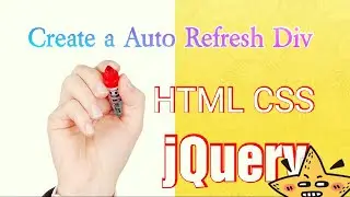 How to refresh div without page reload using html css jquery tutorial in hindi