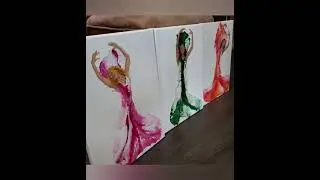 #102 A trio of fluid art flowing