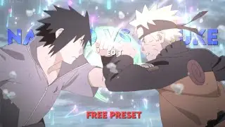 Naruto vs sasuke ae inspired edit! free preset....❣️