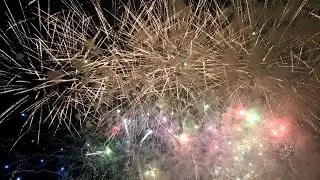 Feu d'artifice 14 juillet 2022 à Valenciennes avec Mika