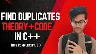 Find Duplicates in Array in Just 5 Minutes | O(N) Time Complexity| C++ LeetCode Solution