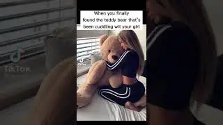 Finally caught  the Teddy Bear slacking