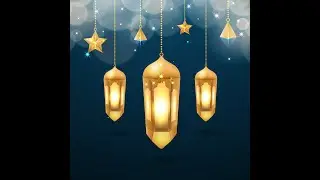 islamic ramadan kareem banner background with crescent pattern moon star mosque lantern