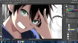 Tô màu manga / tranh minh hoạ light novel bằng Photoshop CS6