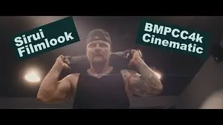 SIRUI 50mm 24mm BMPCC4k cinematic fitness motivation anamorphic