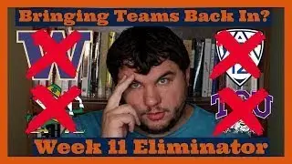 Goodbye, Pac 12! | 2017 Week 11 Eliminator
