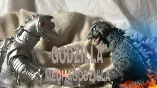 Godzilla vs Mechagodzilla (Stop motion)
