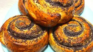 Few people know this recipe! Poppy bun is like an airy one!