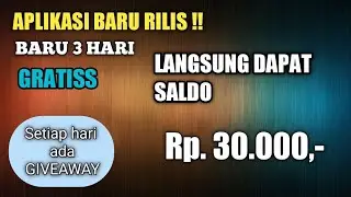 BARU RILIS !! MISI GRATIS ADA TANPA DEPOSIT BISA || APLIKASI PENGAHSIL UANG