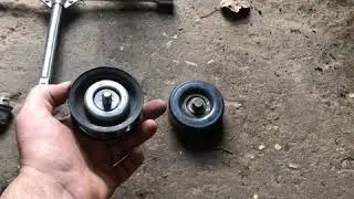 Nissan X-trail T31 Replacement of rollers and belt QR25