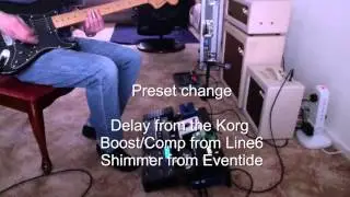 U2 Pedal Board - Delays shimmers overdrives etc.....