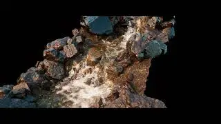 Houdini FLIP river simulation