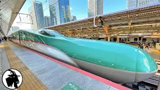 The most snow-resistant train in Japan🇯🇵❄️ Tokyo-Morioka  | bullet train yamabiko 🚄