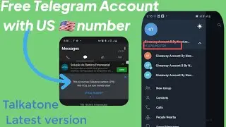 How to get US number for telegram with talkatone | talkatone app