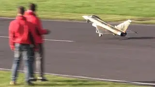 RC Eurofighter with Afterburner - JetPower-Messe 2017
