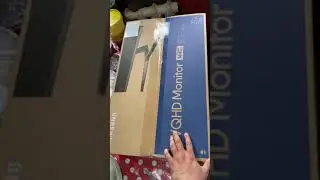 Samsung Curved LC27JG50QQIXCI Распаковка. Часть 1.