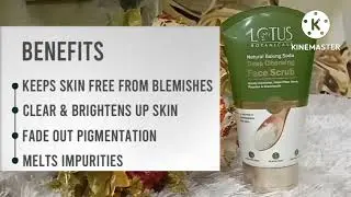 LOTUS BOTANICAL Soda Face Scrub || Best Ever  Honest Review 👍 or 👎#skincare #shystyle #skincaretips