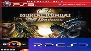 Mortal Kombat VS DC Universe Ryzen 5 5600g Test Gameplay