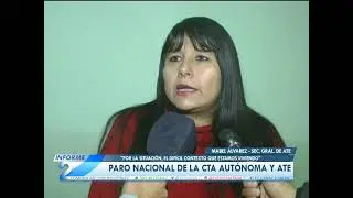 PARO NACIONAL DE LA CTA AUTÓNOMA Y ATE