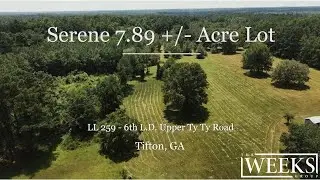 Spacious 7.89 +/- Acre Homesite in Tifton, Georgia