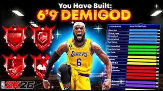 The BEST 6'9 DEMIGOD SMALL FORWARD Build in NBA2K26 (Zero Weaknesses + No Cap Breakers)