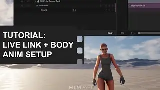 How to combine Live Link Head Facial Animations with Body Animations in Unreal Engine