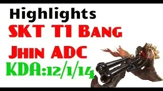 Highlight - Korea Challenger LOL - SKT T1 Bang - Jhin ADC (Apr 7, 2016)