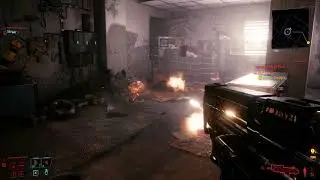 Cyberpunk 2077 - технические радости - пулемёт 2