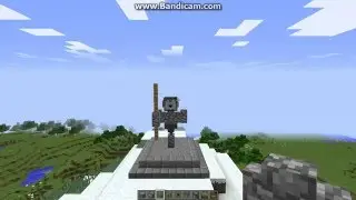 Как построить статую в Minecraft