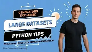 Python Intermediate - Iterators & Generators- Use cases: Streaming, large data, memory optimization