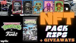 TMNT Funko Pop NFT Pack Rips LIVE + Giveaways