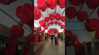 Станция метро Трубная весной