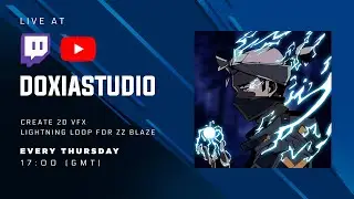 2D VFX - Lightning Loop Animation Part 2 on Toon Boom Harmony