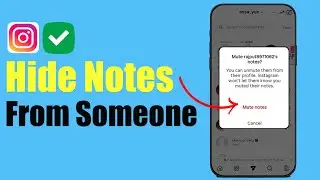 How to Hide Instagram Notes from Someone | Hide Instagram Notes from Specific People |  Easy Method