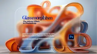 Glassmorphism Effects in Photoshop  - Design Stunning Mirror Effect, Step-by-Step Tutorial.
