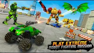 Monster Truck Robot Wars – New Dragon Robot Game Game Hippo Studio Gameplay 1
