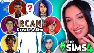 recreating ARCANE Characters in The Sims 4