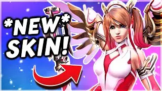 *NEW* Pink Mercy Rose Gold Skin is CUTE 🩷 Overwatch 2 Competitive Gameplay