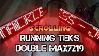 Arduino Text Scrolling Display Max7219 Dot Matrix 4-in-1