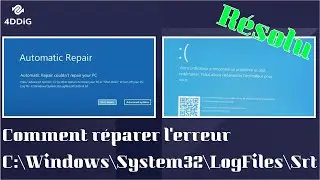 Comment réparer Windows System32 Logfiles Srt Srttrail Txt ?