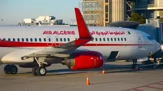 [AWESOME SOUND] Report+Décollage Boeing 737-800 Air Algérie à Paris CDG + Atterrissage cockpit Alger