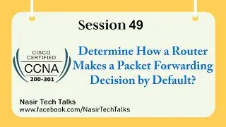 CCNA 200-301 | Determine How a Router Makes a Packet Forwarding Decision by Default | CCNA Bangla