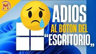 😳Desapareció el botón “MOSTRAR ESCRITORIO” DE WINDOWS 11| 🤷🏽‍♂️A donde se fue? SOLUCIÓN 2024✅