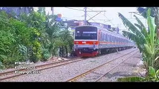 KRL JR 205-43F melintas langsung JPL 7-7a Pesing