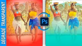 Comment faire un dégradé transparent sur une image dans Photoshop.