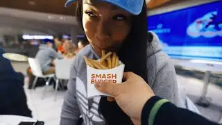 SMASH BURGER (and flying over the NORTHERN LIGHTS)