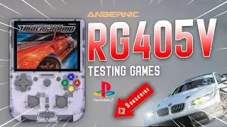 Anbernic RG405V testing PlayStation  2 games