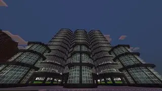 Minecraft : City Improvement ( Time Lapse )