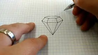 How to Draw a Diamond.