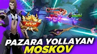 EZİLDİĞİMİZ MAÇTA PAZARA YOLLANINCA GELEN SAPLANMA HİSSİ MOSKOV (Yeni Kostüm Moskov) Mobile Legends